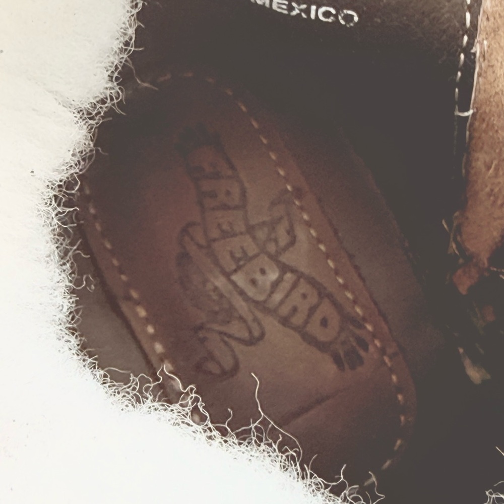 Freebird by Steven Tan Leather Moto Boots with Shearling Cuff - Picture 9 of 11